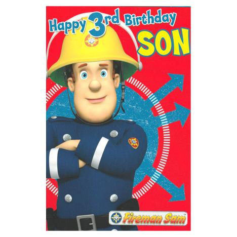 3rd Birthday Son Fireman Sam Birthday Card £2.39